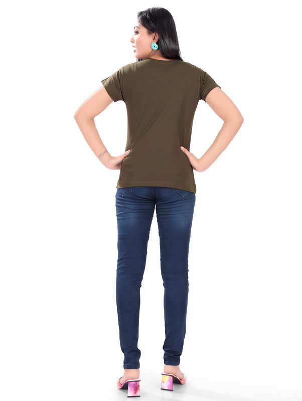 OLIVE GREEN YOU T-SHIRT