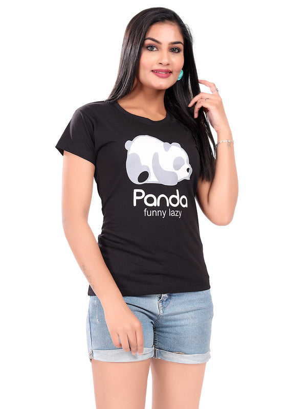 BLACK PANDA T-SHIRT