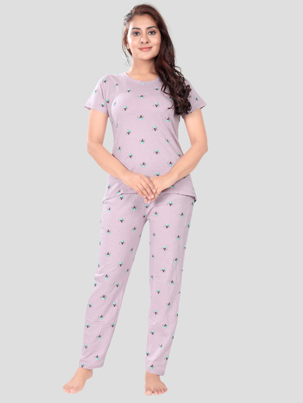 VIOLET ICE CREAM FULL CO-ORD SET