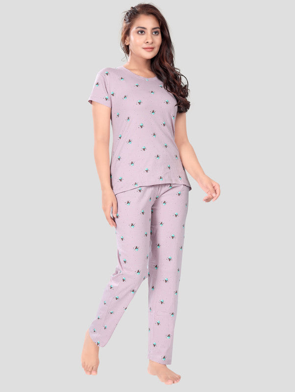 VIOLET ICE CREAM FULL CO-ORD SET