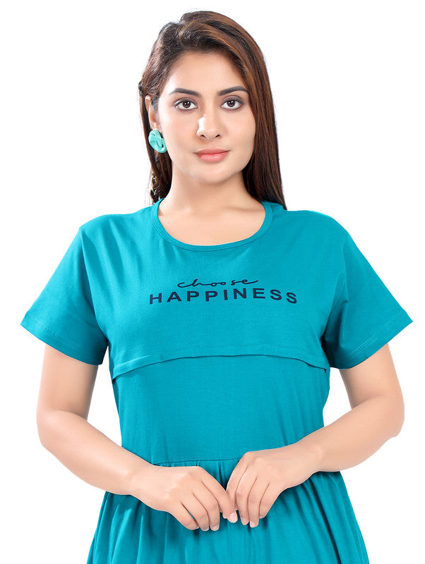 BLUE HAPPINESS MATERNITY WEAR