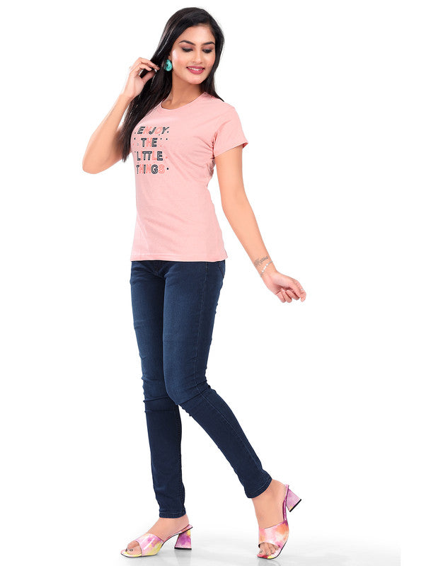 PEACH LITTLE THINGS T-SHIRT