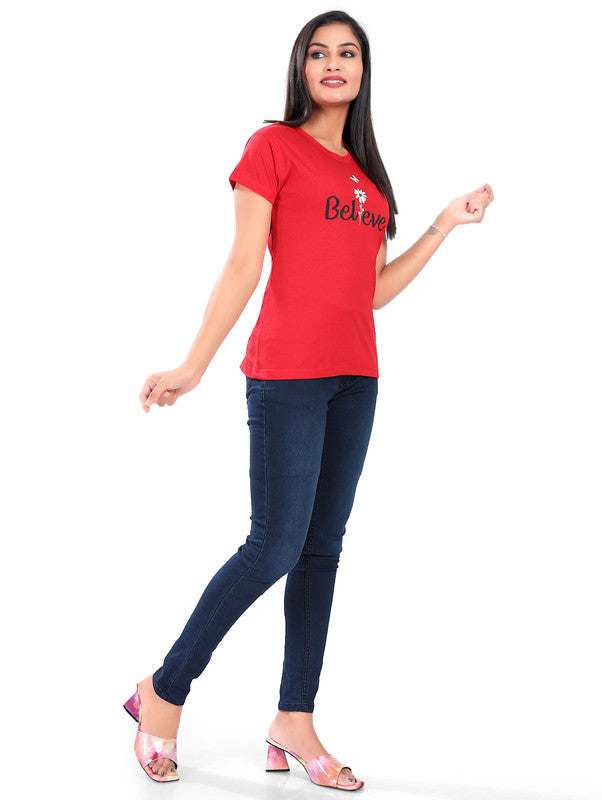 RED BELIEVE T-SHIRT