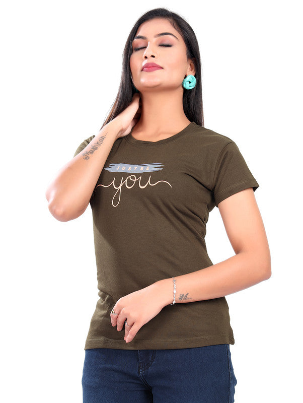 OLIVE GREEN YOU T-SHIRT