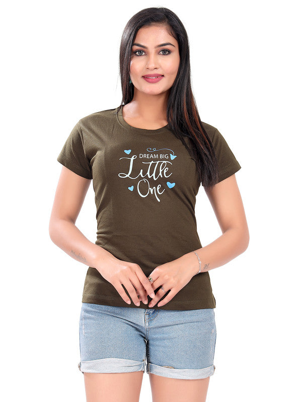 LITTLE ONE OLIVE GREEN T-SHIRT