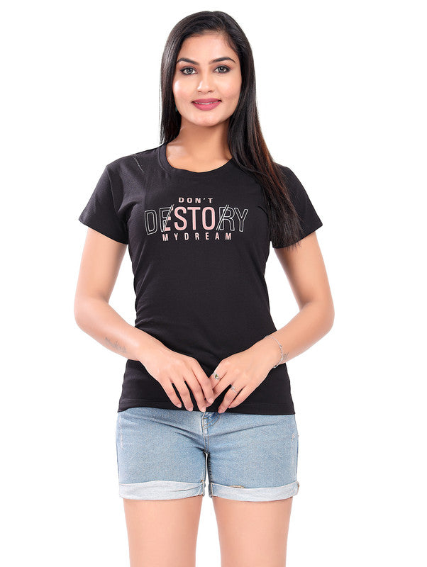 BLACK DESTROY T-SHIRT