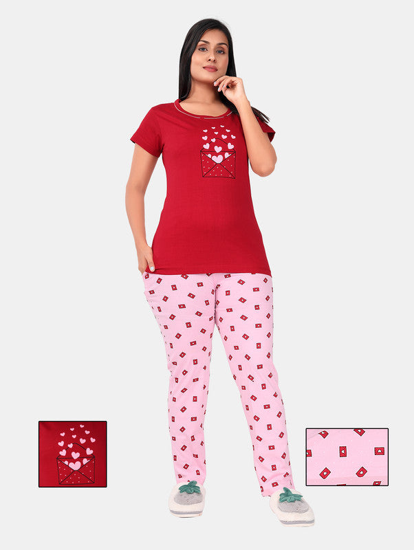 HEART MESSAGE LOUNGE WEAR