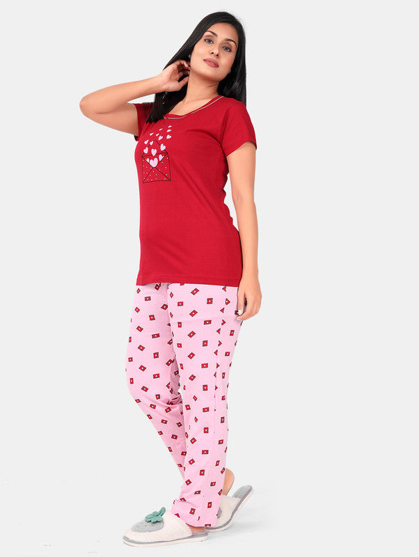 HEART MESSAGE LOUNGE WEAR