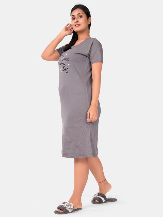 GREY SPARKLE SHORT NIGHTY