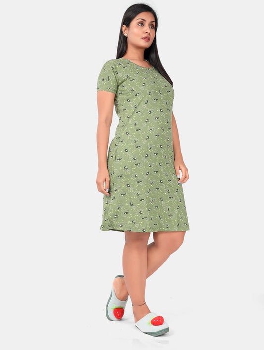 GREEN ELEPHANT SHORT NIGHTY