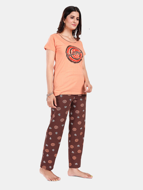 ORANGE LOVE LIFE LOUNGE WEAR