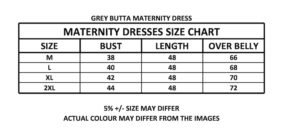 GREY BUTTA MATERNITY DRESS