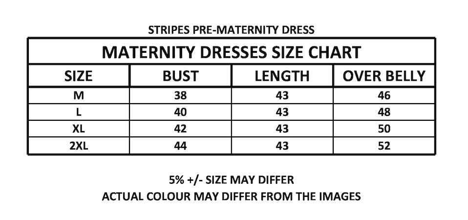 STRIPES PRE-MATERNITY DRESS