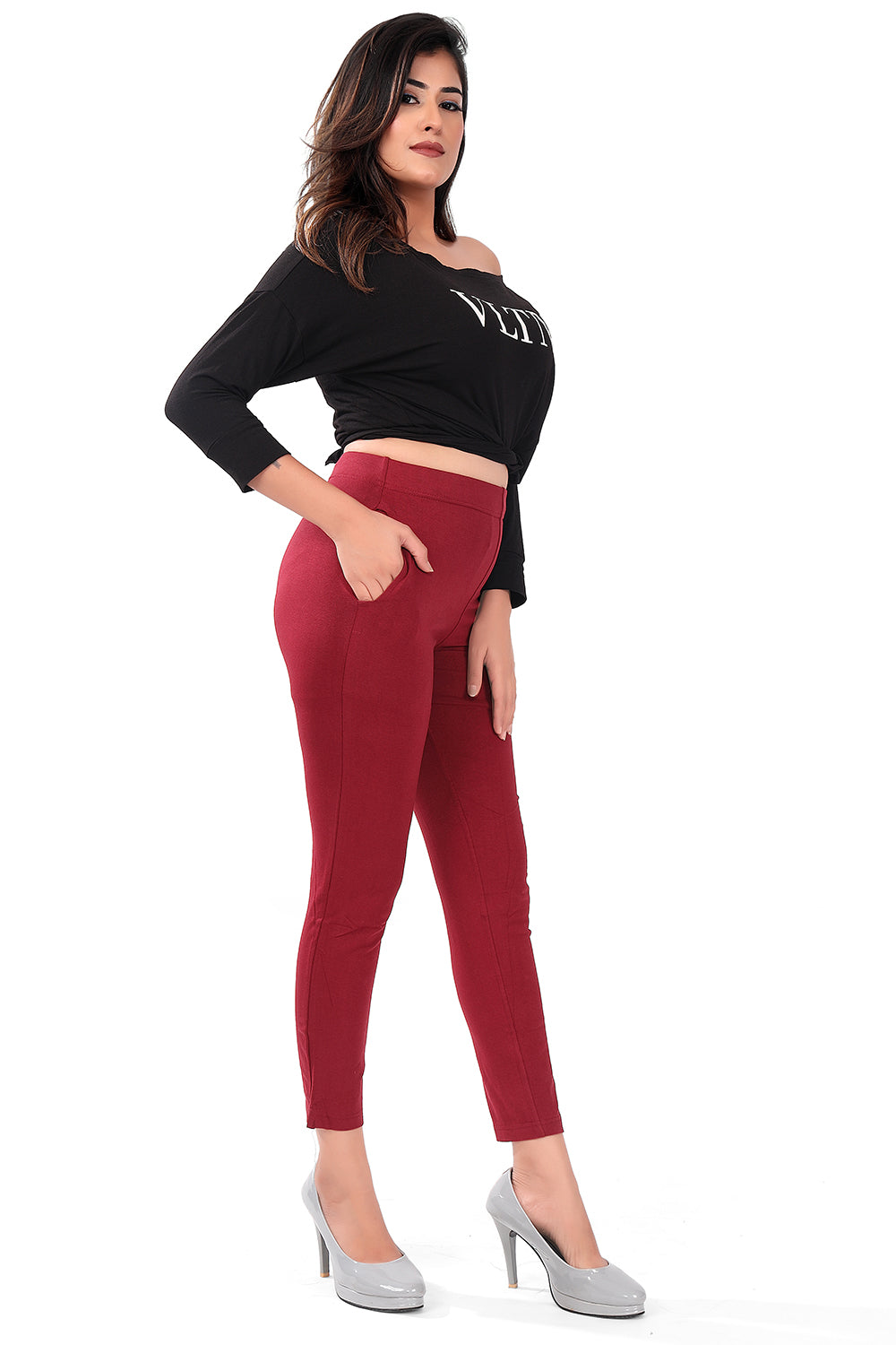 KURTI PANT MAROON