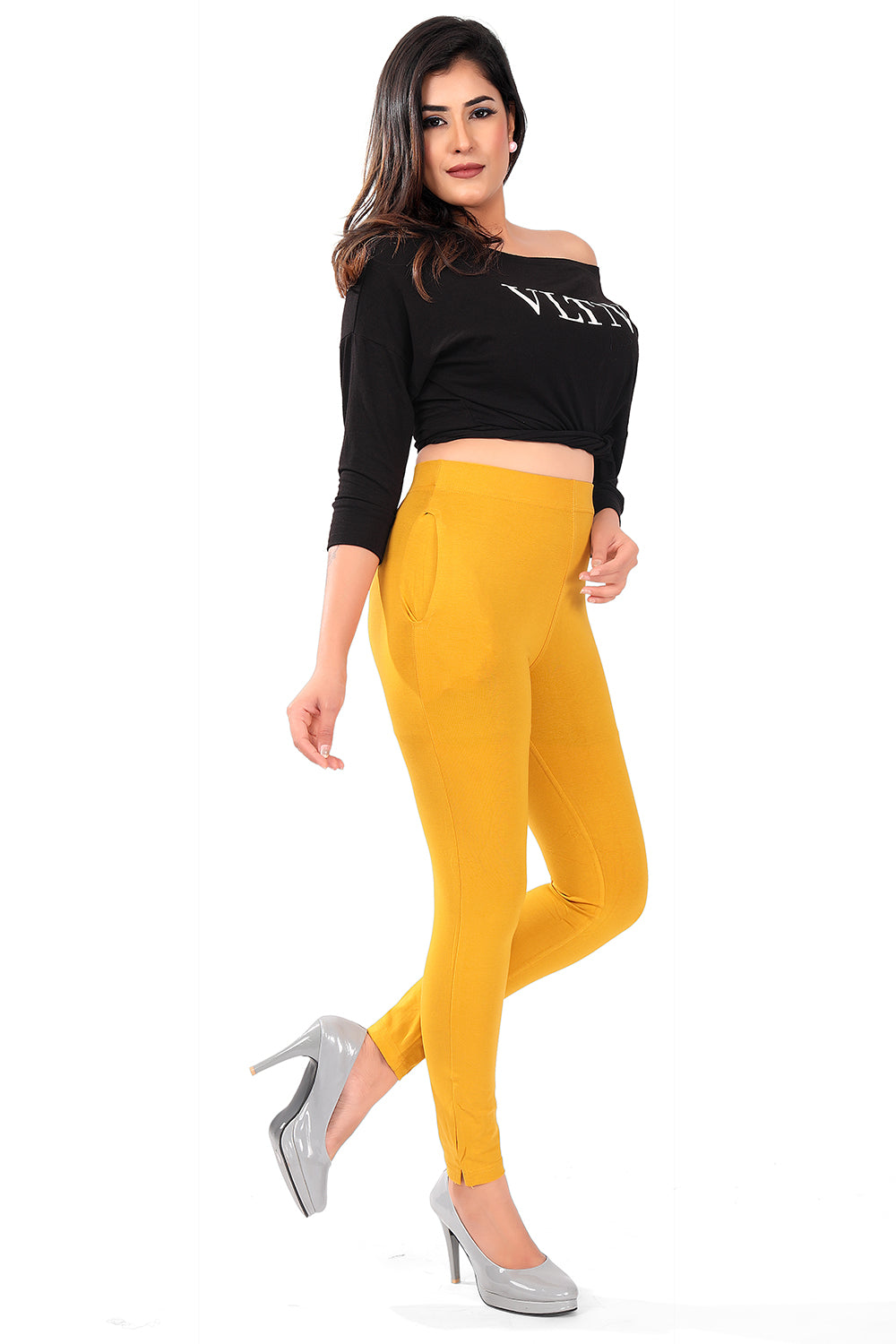 KURTI PANT MUSTARD