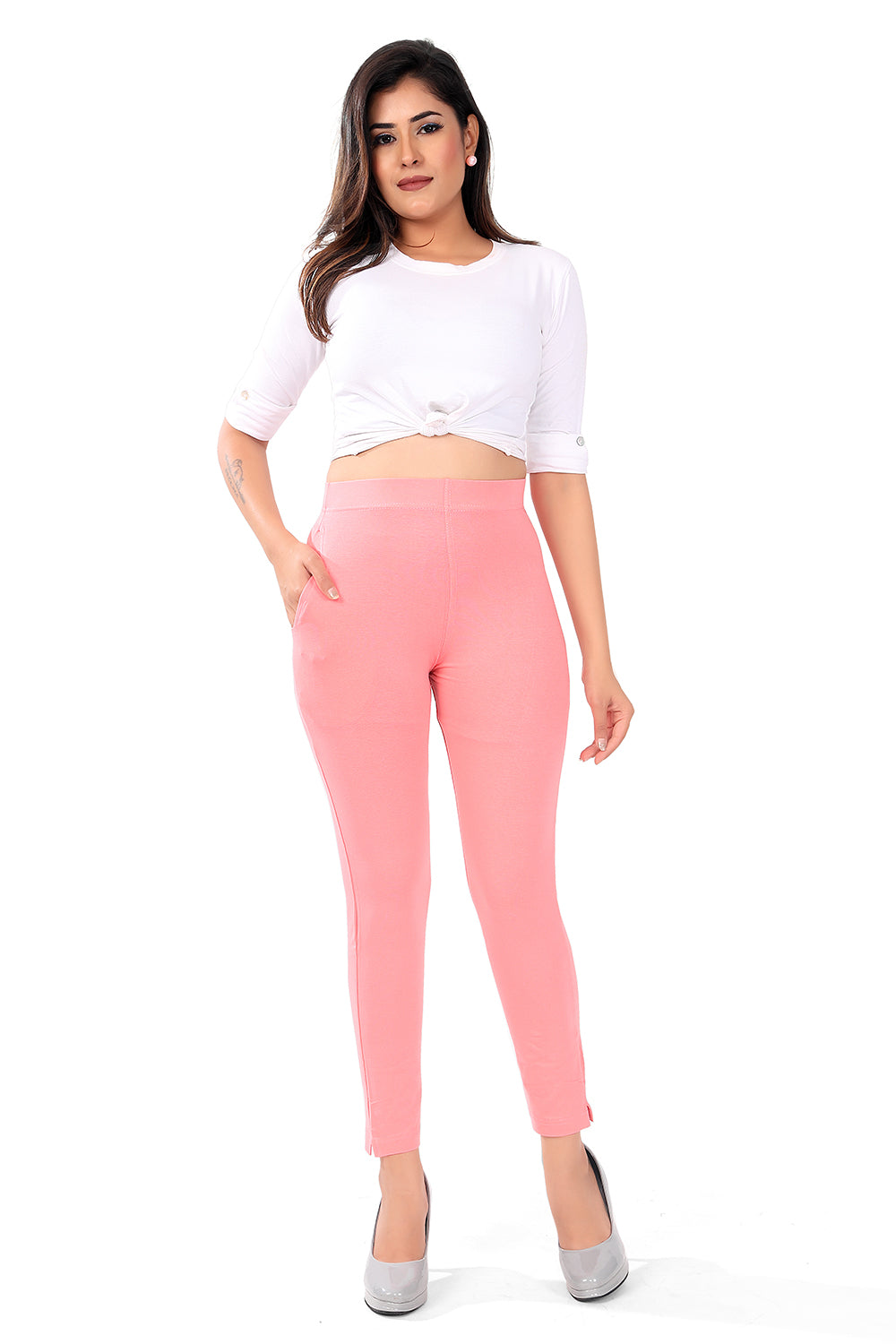 KURTI PANT PASTEL PEACH